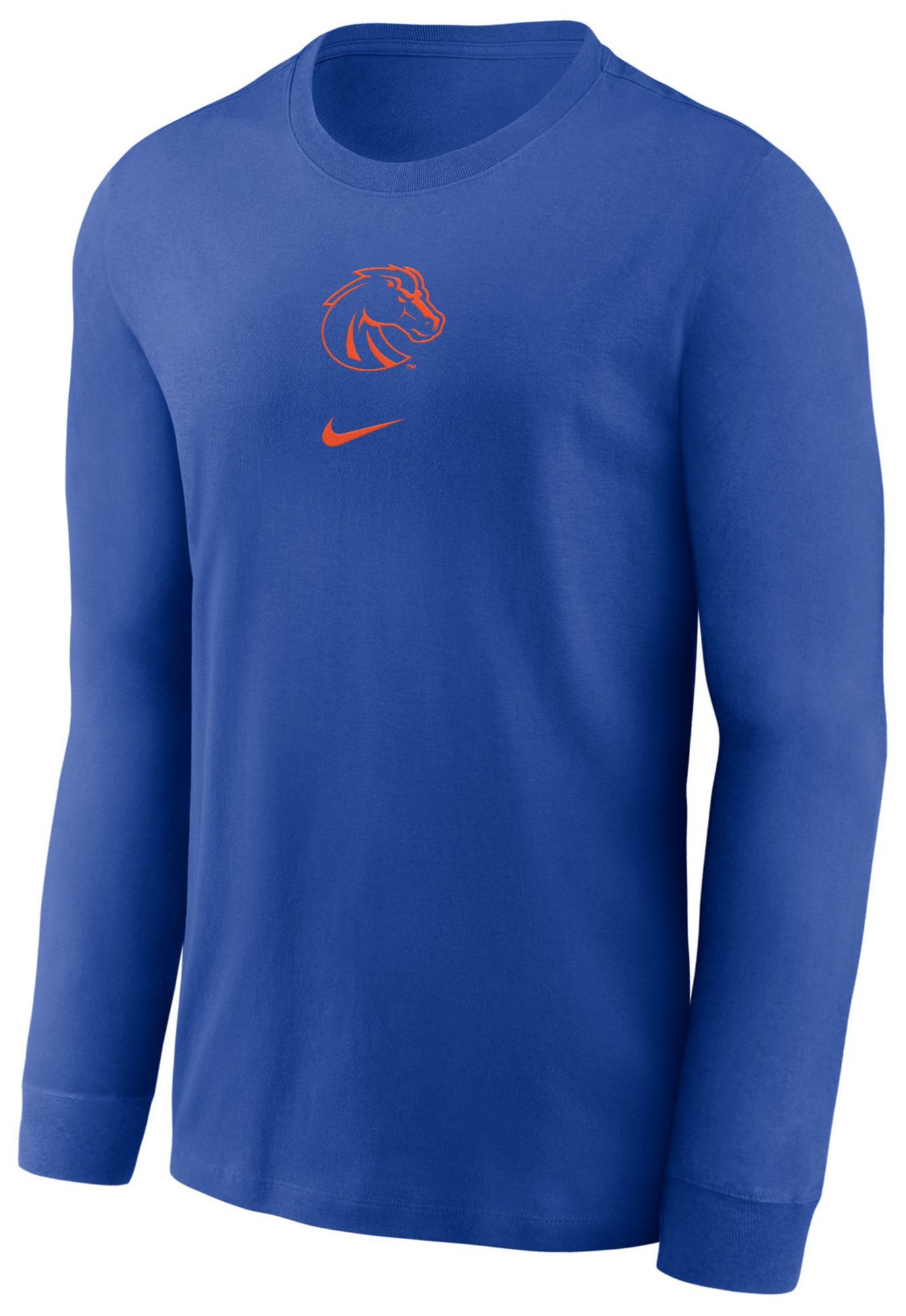Nike Men's Boise State Broncos Blue Dri-FIT Legend Name Drop Long Sleeve T-Shirt
