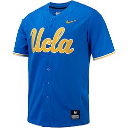 Nike Men's UCLA Bruins True Blue Full Button Replica Baseball Jersey