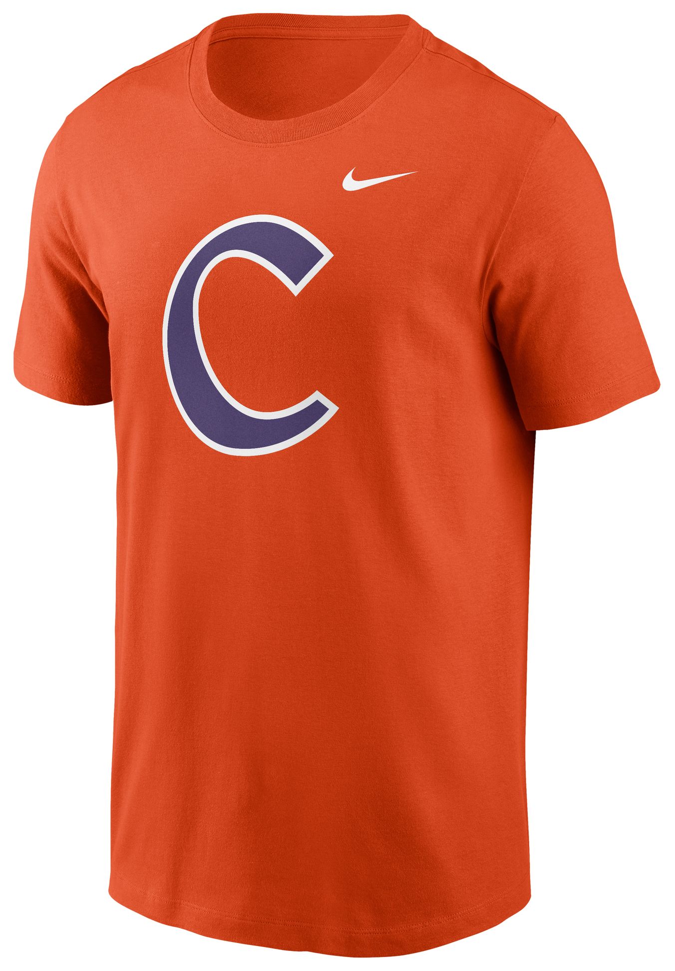 Nike Adult Clemson Tigers Baseball Logo University Orange T-Shirt