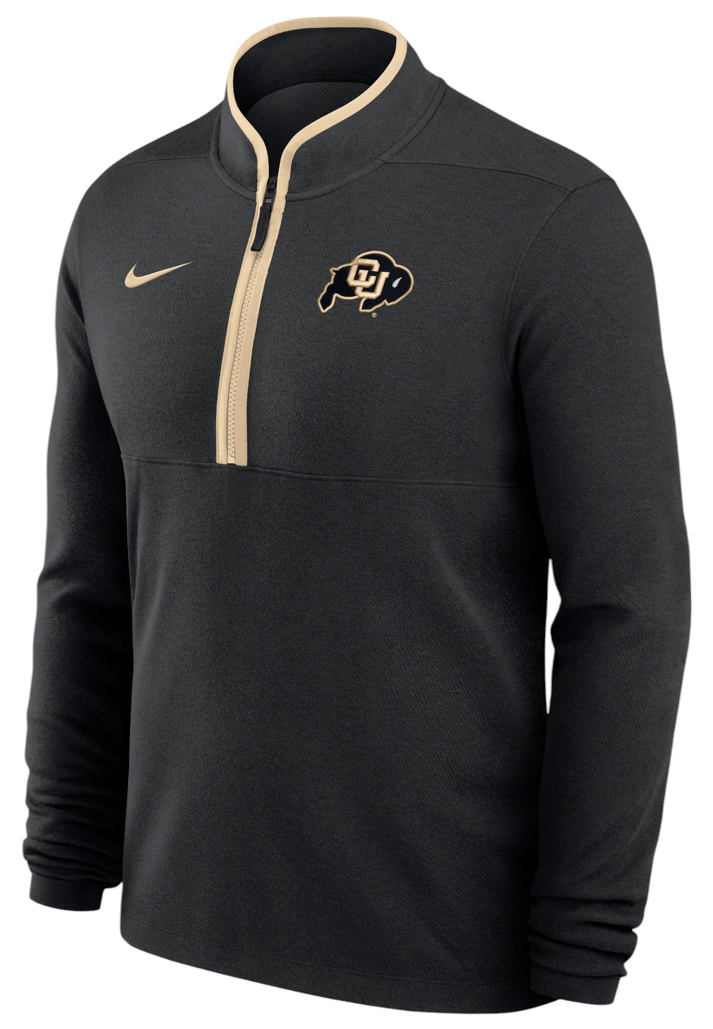 Nike Men's Colorado Buffaloes Black Basketball Victory Quarter-Zip Pullover