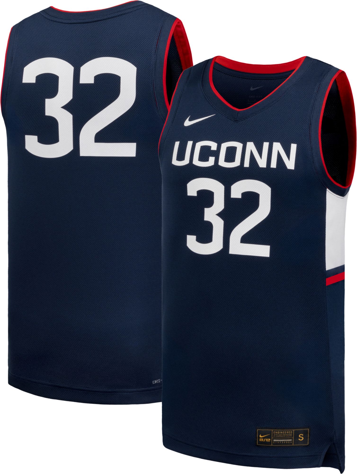 Nike Men's UConn Huskies Navy Replica Basketball Jersey