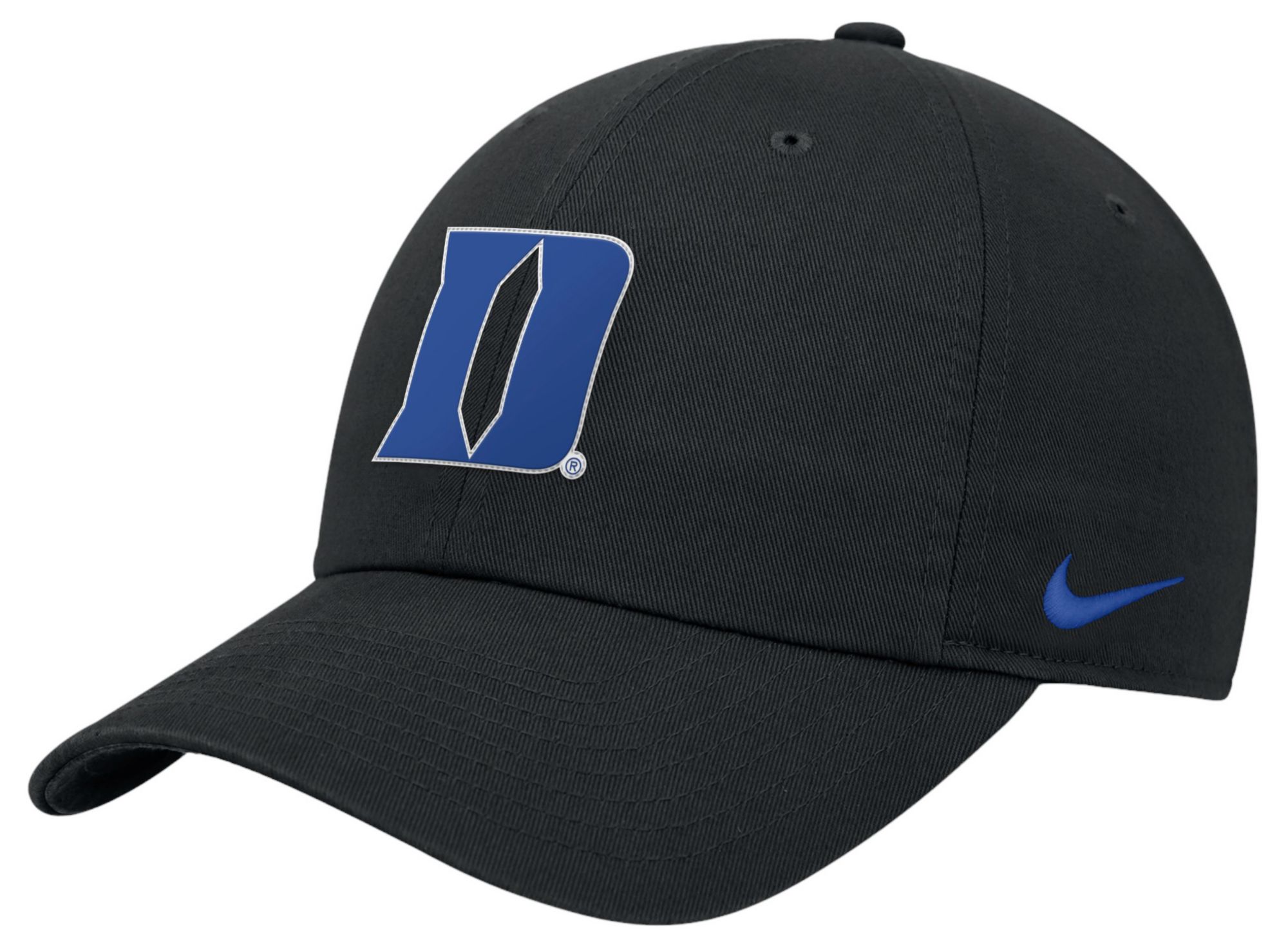 Nike Men's Duke Blue Devils Black Club Slouch Adjustable Hat