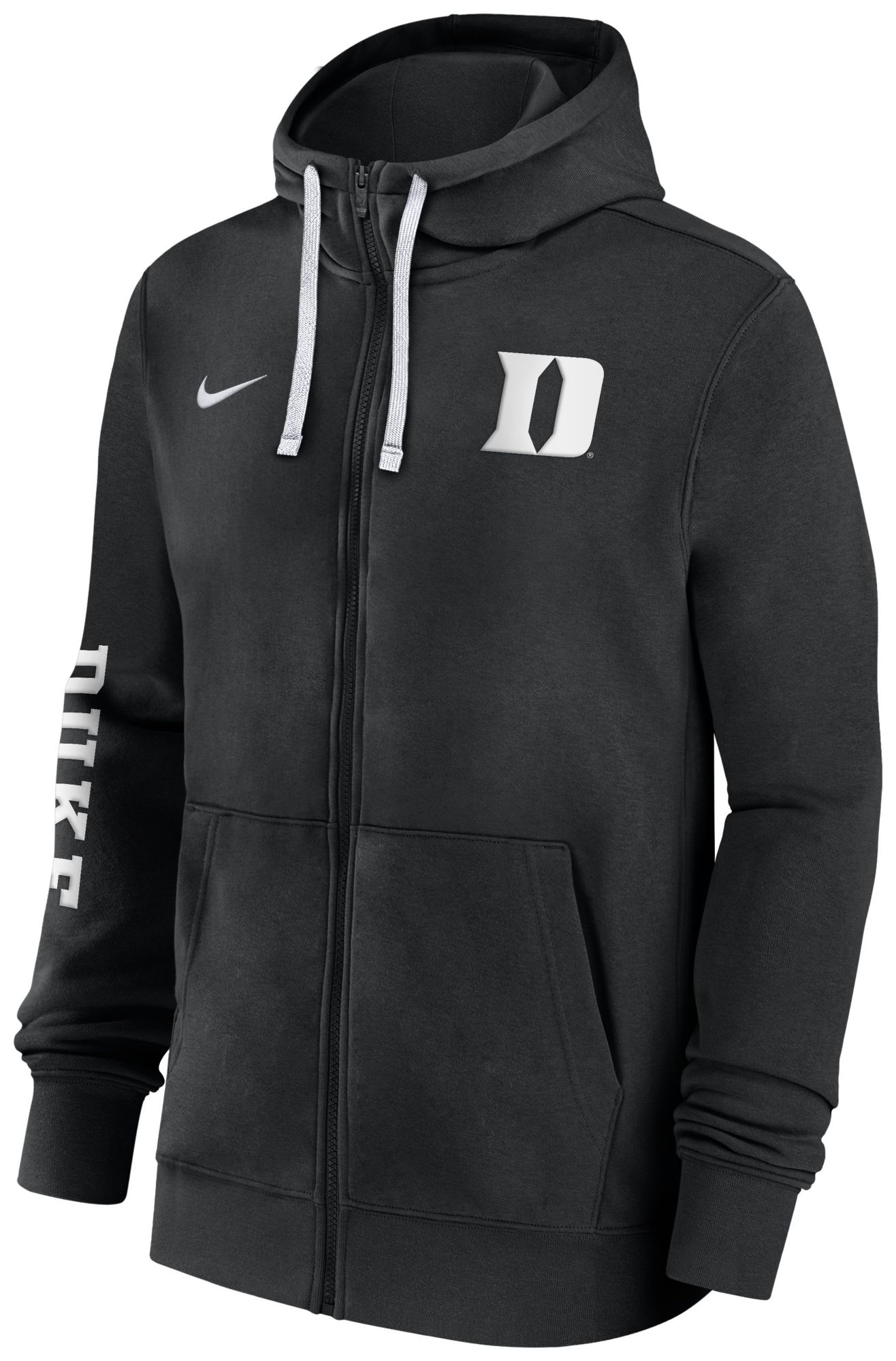 Nike Men's Duke Blue Devils Black Team Issue Sideline Player Full-Zip Hoodie