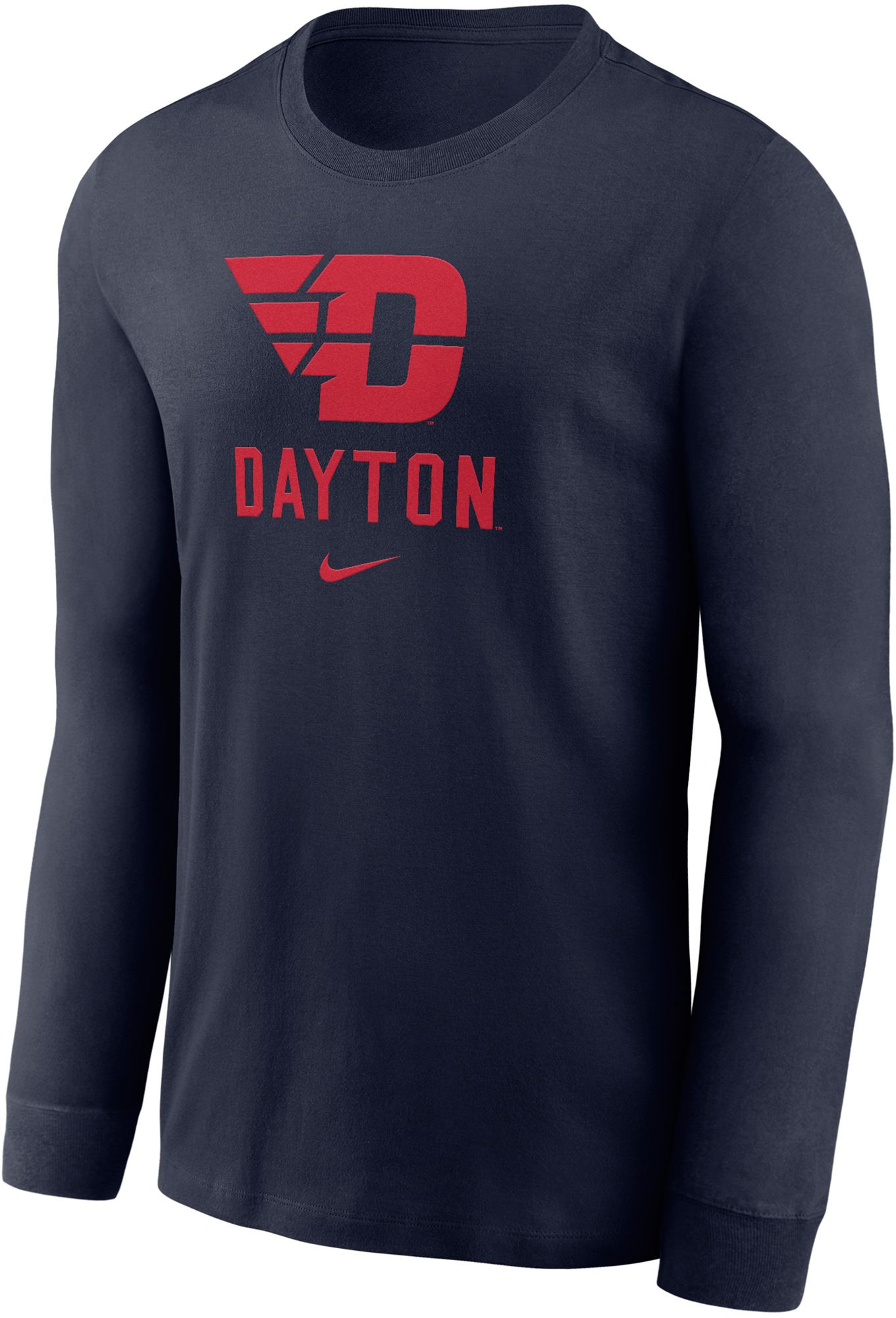 Nike Men's Dayton Flyers Blue Dri-FIT Legend Name Drop Long Sleeve T-Shirt