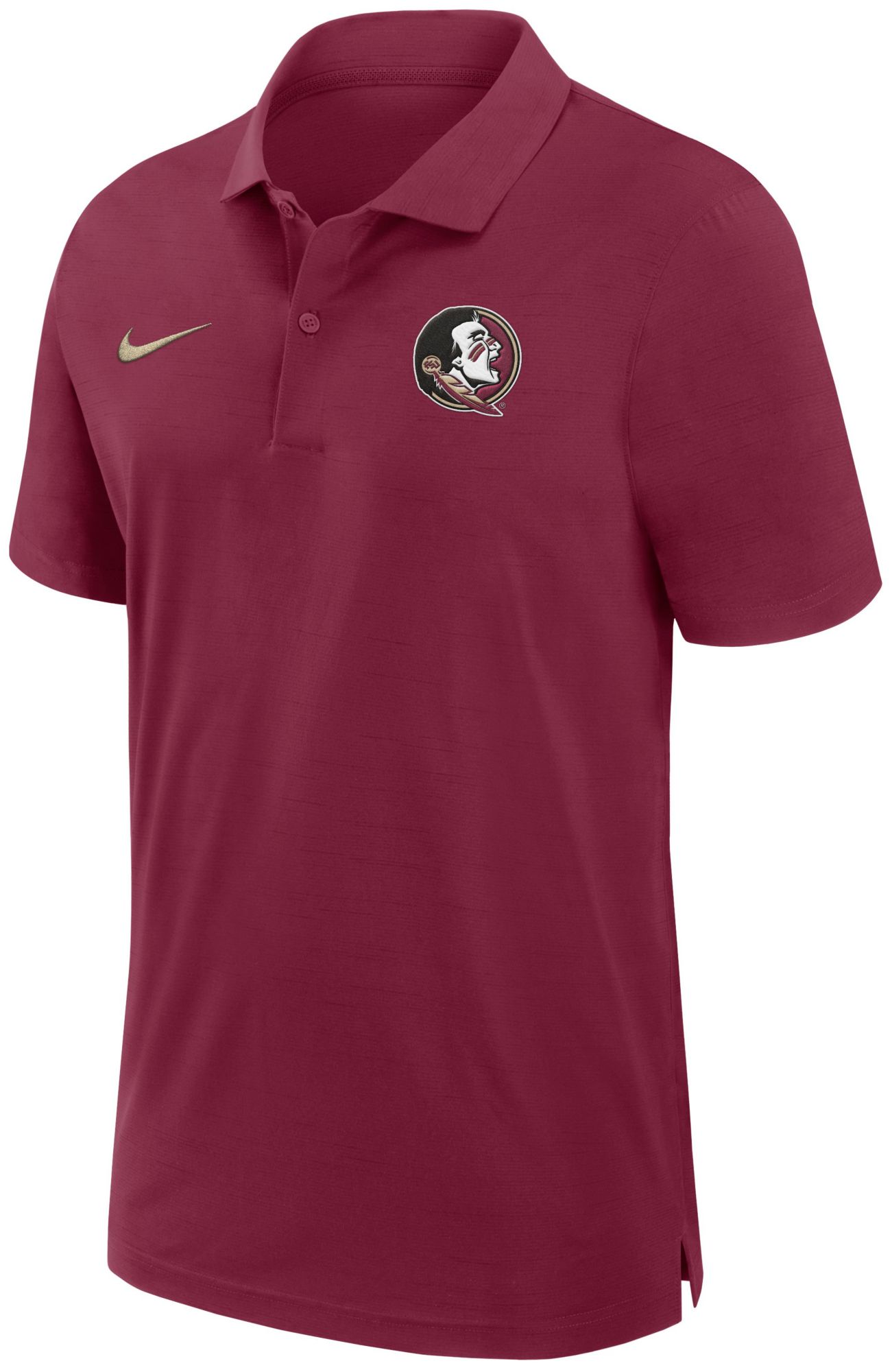 Nike Men's Florida State Seminoles Garnet Dri-FIT Woven Polo