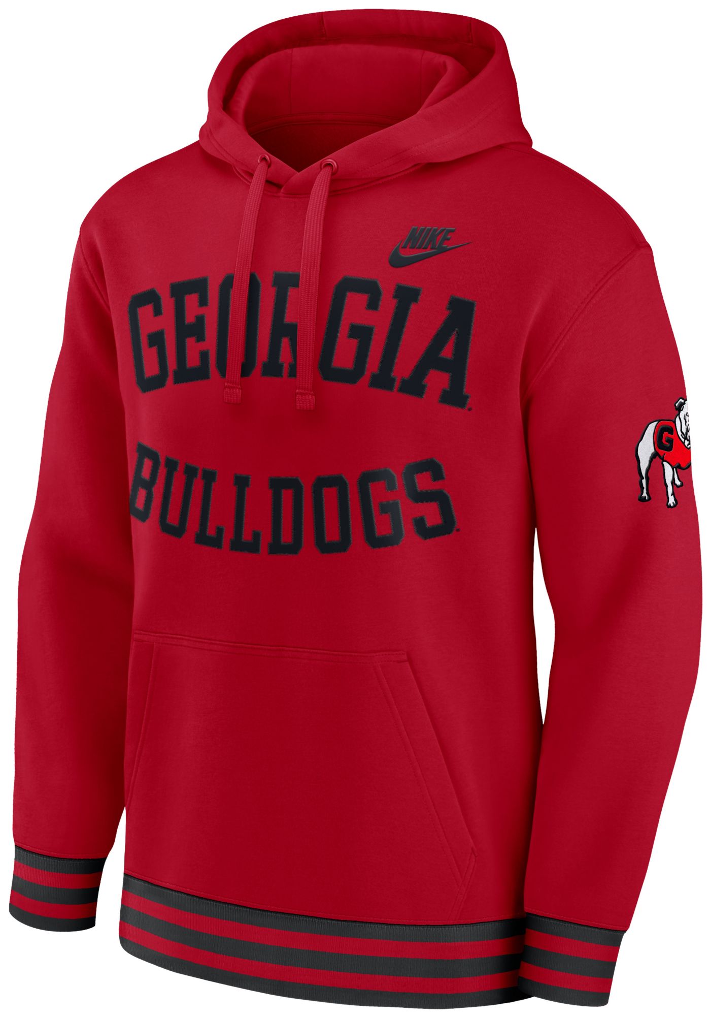 Nike Men's Georgia Bulldogs University Red Retro Hoodie