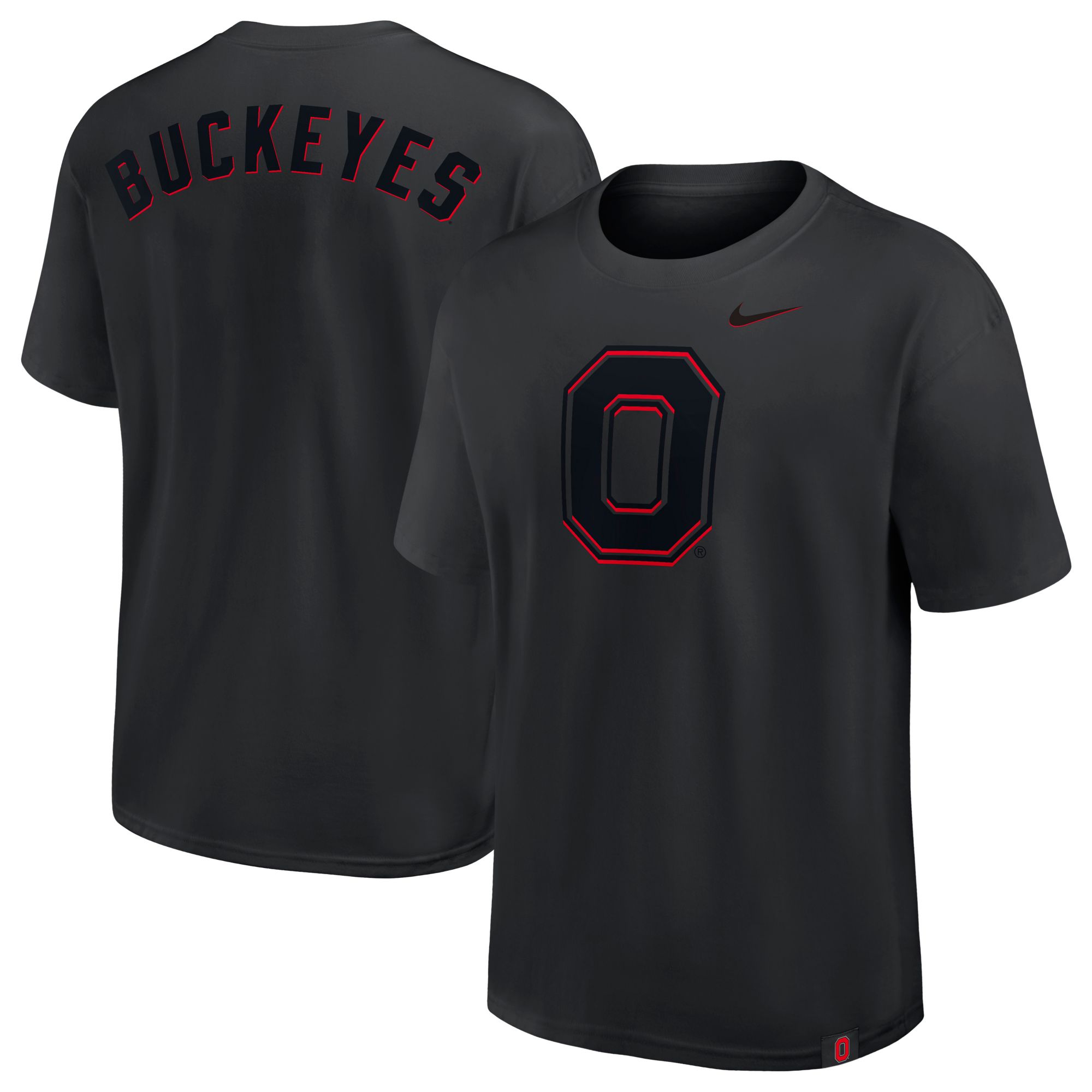 Nike Men's Ohio State Buckeyes Black Max90 Stat T-Shirt