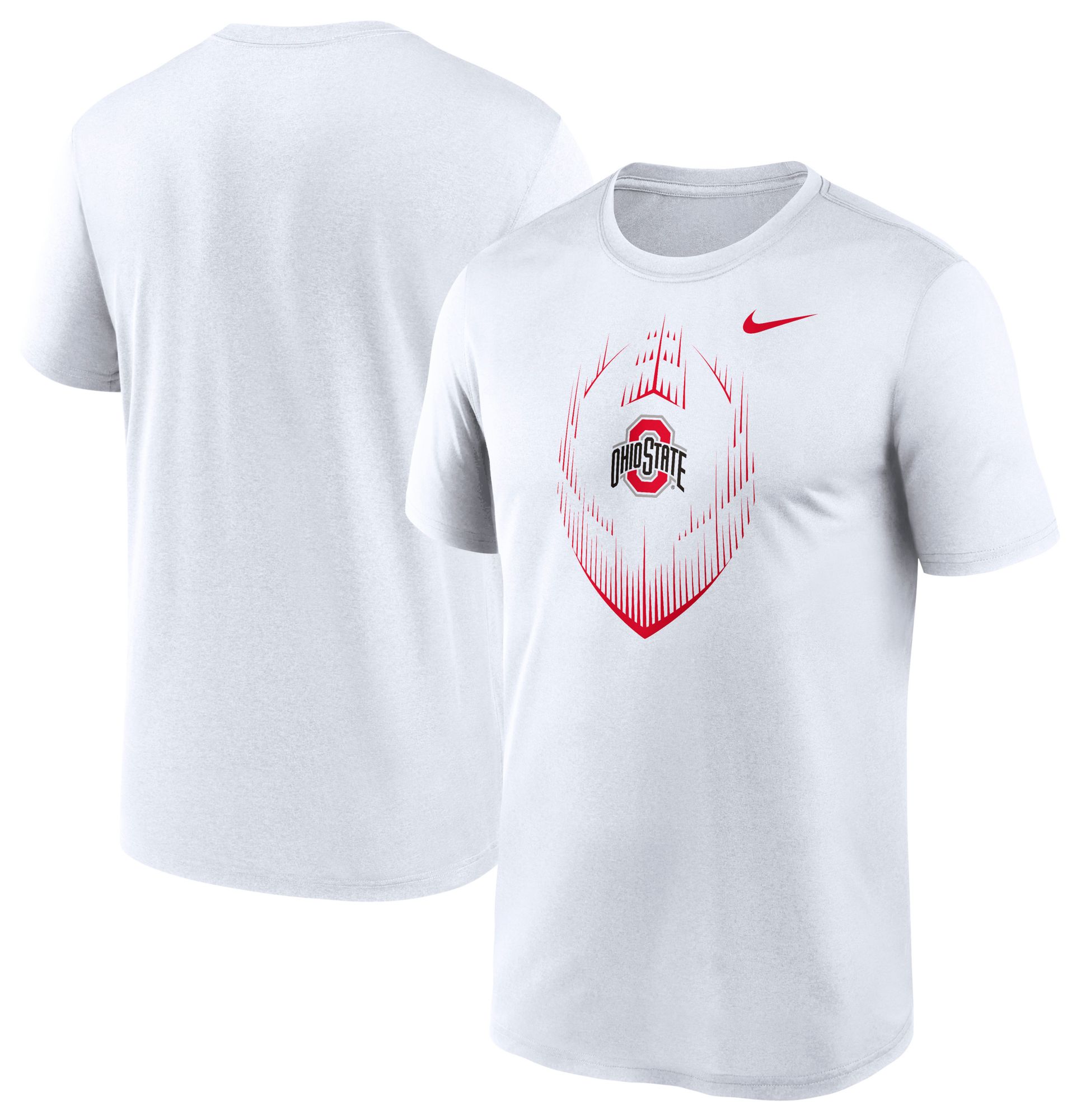 Nike Men's Ohio State Buckeyes White Dri-FIT Legend Icon T-Shirt