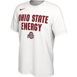 Nike Men's Ohio State Buckeyes White Dri-FIT 'Energy' Bench T-Shirt