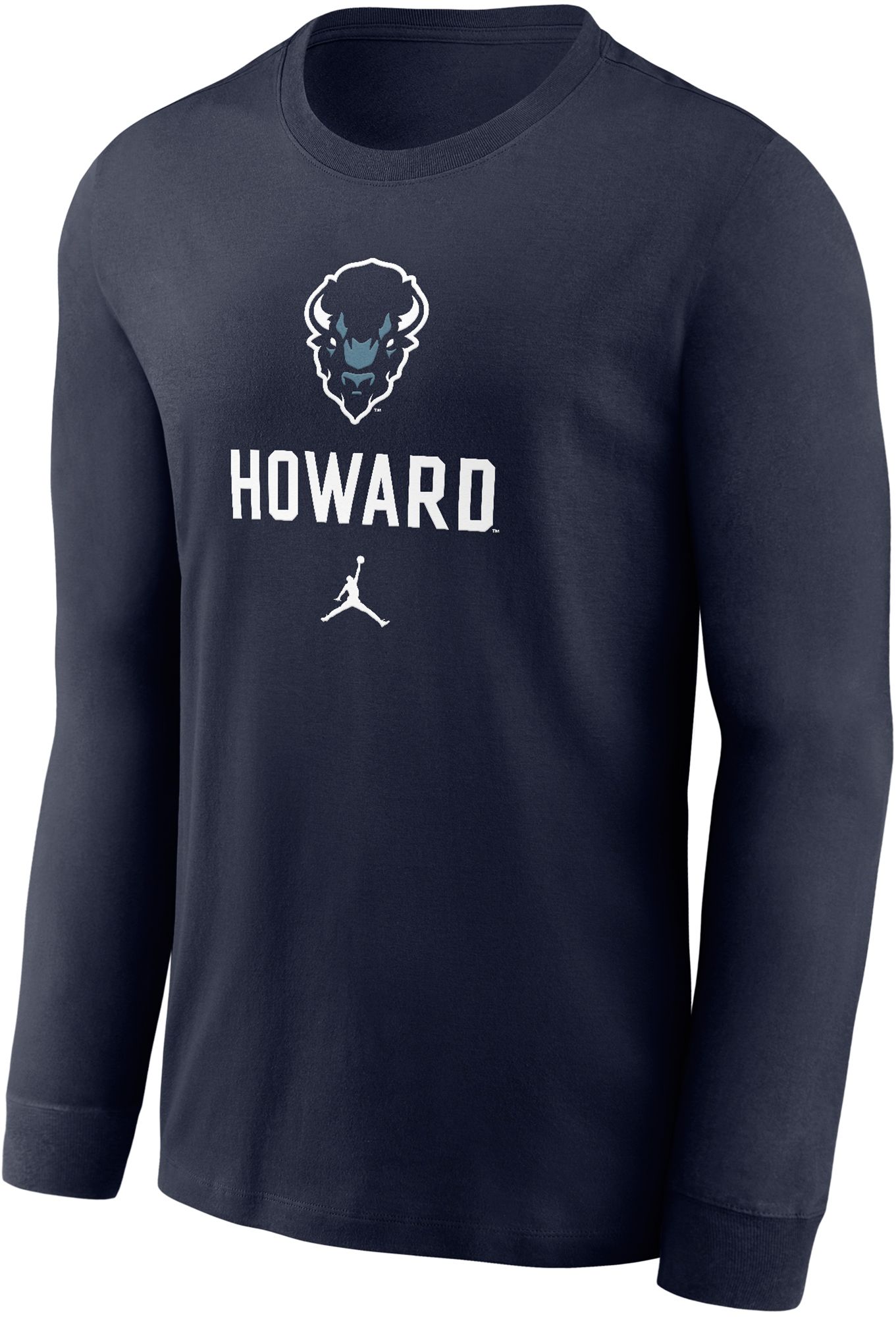 Nike Men's Howard Bison Blue Dri-FIT Legend Name Drop Long Sleeve T-Shirt
