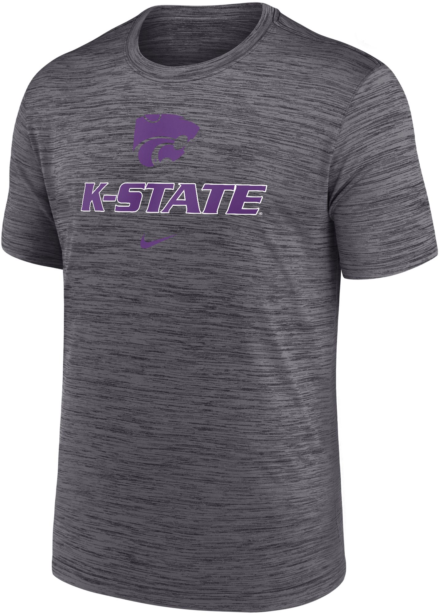 Nike Men's Kansas State Wildcats Silver Dri-FIT Velocity Legend T-Shirt