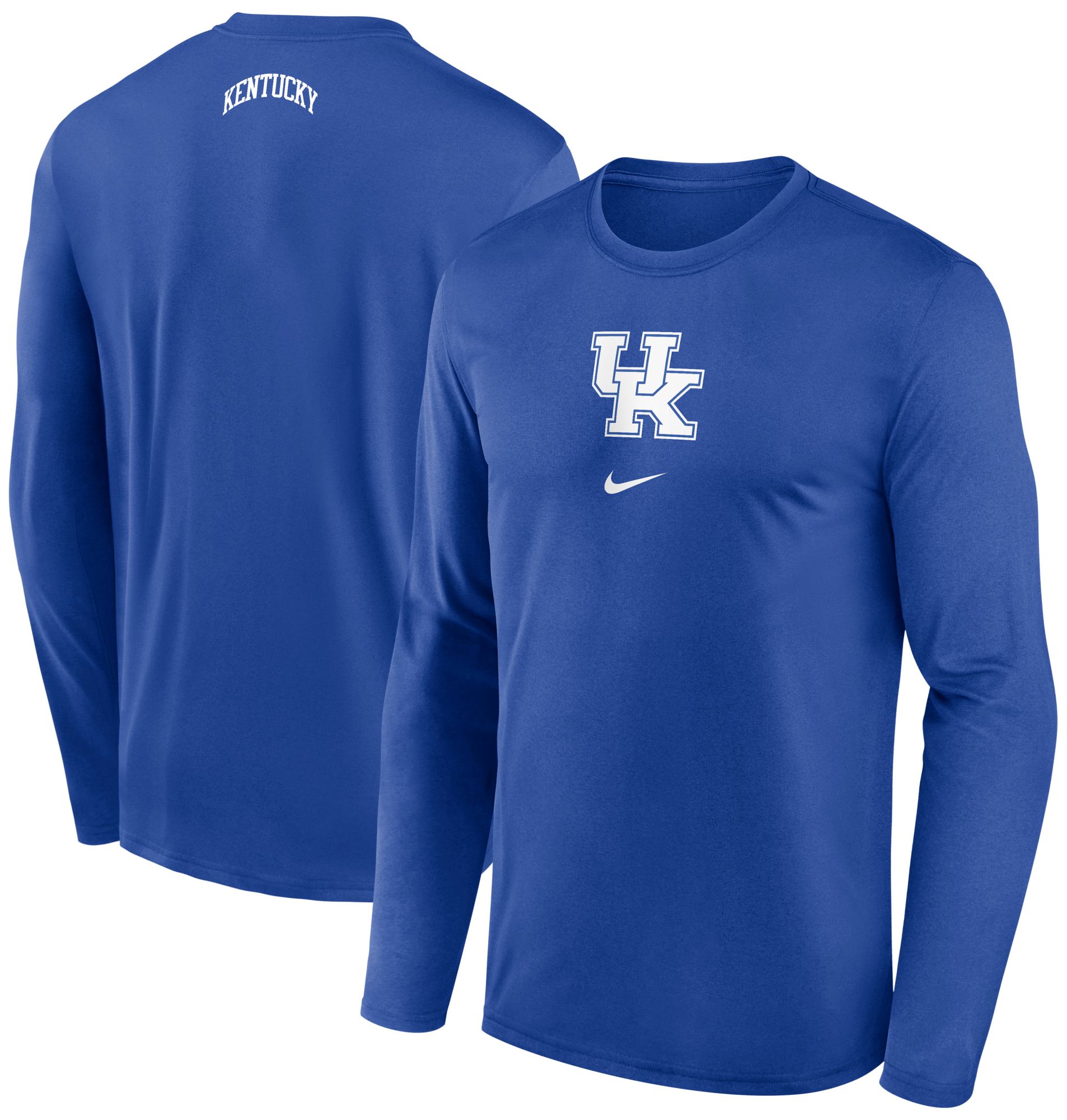 Nike Men's Kentucky Wildcats Blue Dri-FIT Shooter Long Sleeve T-Shirt