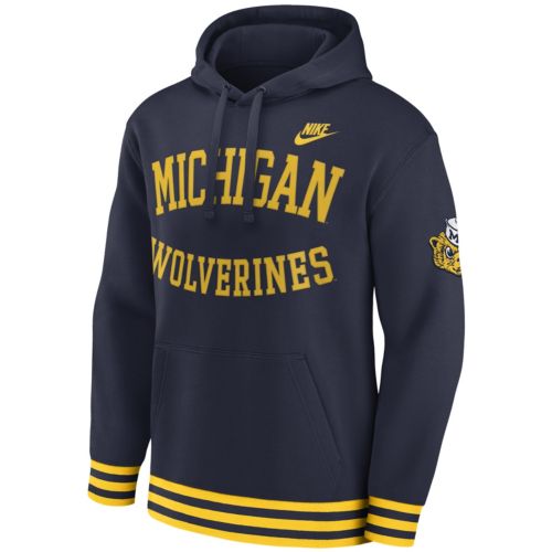 Jordan Men's Michigan Wolverines College Navy Victory Half