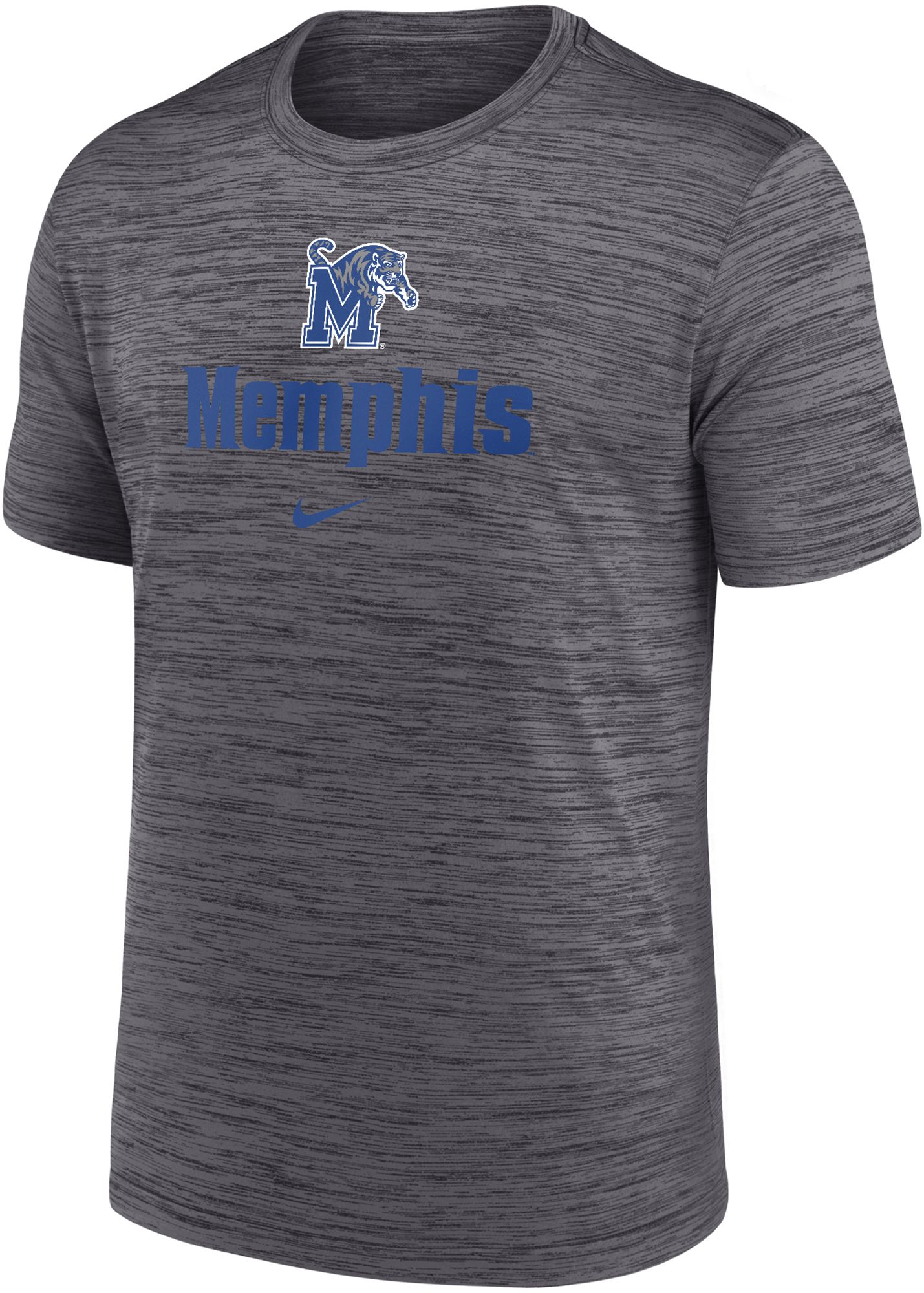 Nike Men's Memphis Tigers Grey Dri-FIT Velocity Legend T-Shirt