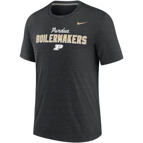 Nike Men's Purdue Boilermakers White Coach Dri-FIT UV T