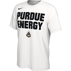 Nike Men's Purdue Boilermakers White Dri-FIT 'Energy' Bench T-Shirt