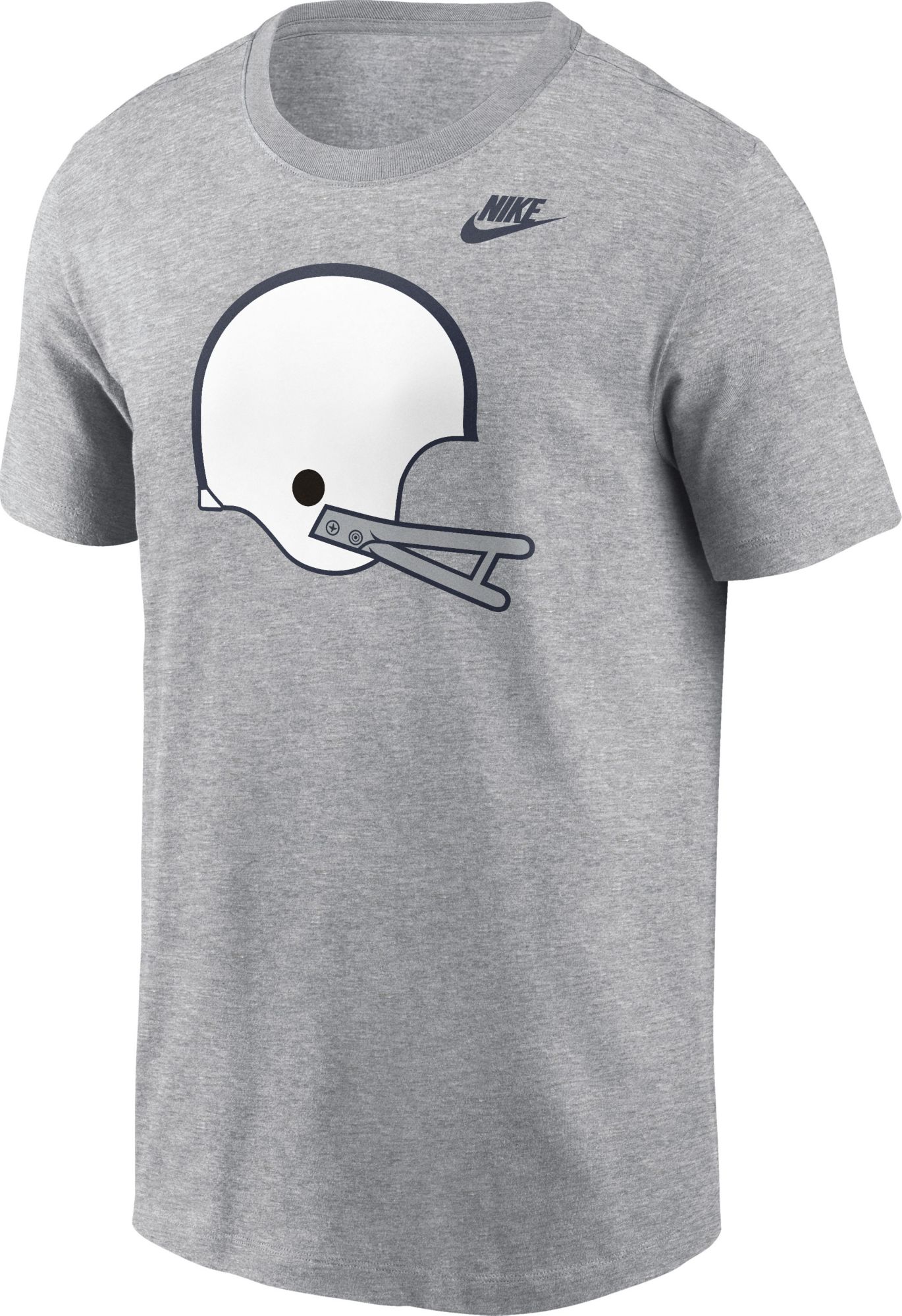 Nike Men's Penn State Nittany Lions Heather Grey Helmet T-Shirt