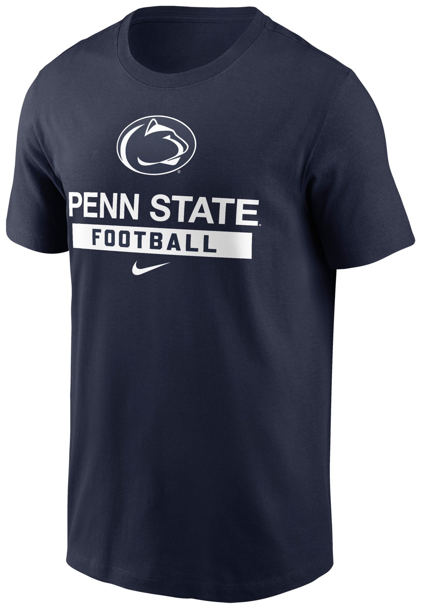 Nike Men's Penn State Nittany Lions Navy Football T-Shirt