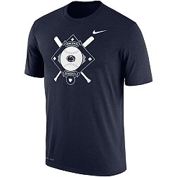 Nike Men's Penn State Nittany Lions Blue Dri-FIT Baseball Plate T-Shirt