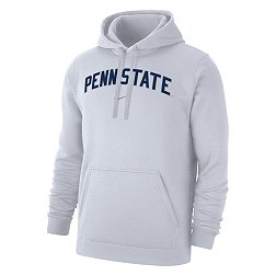 Nike Men's Penn State Nittany Lions White Club Fleece Wordmark Pullover Hoodie