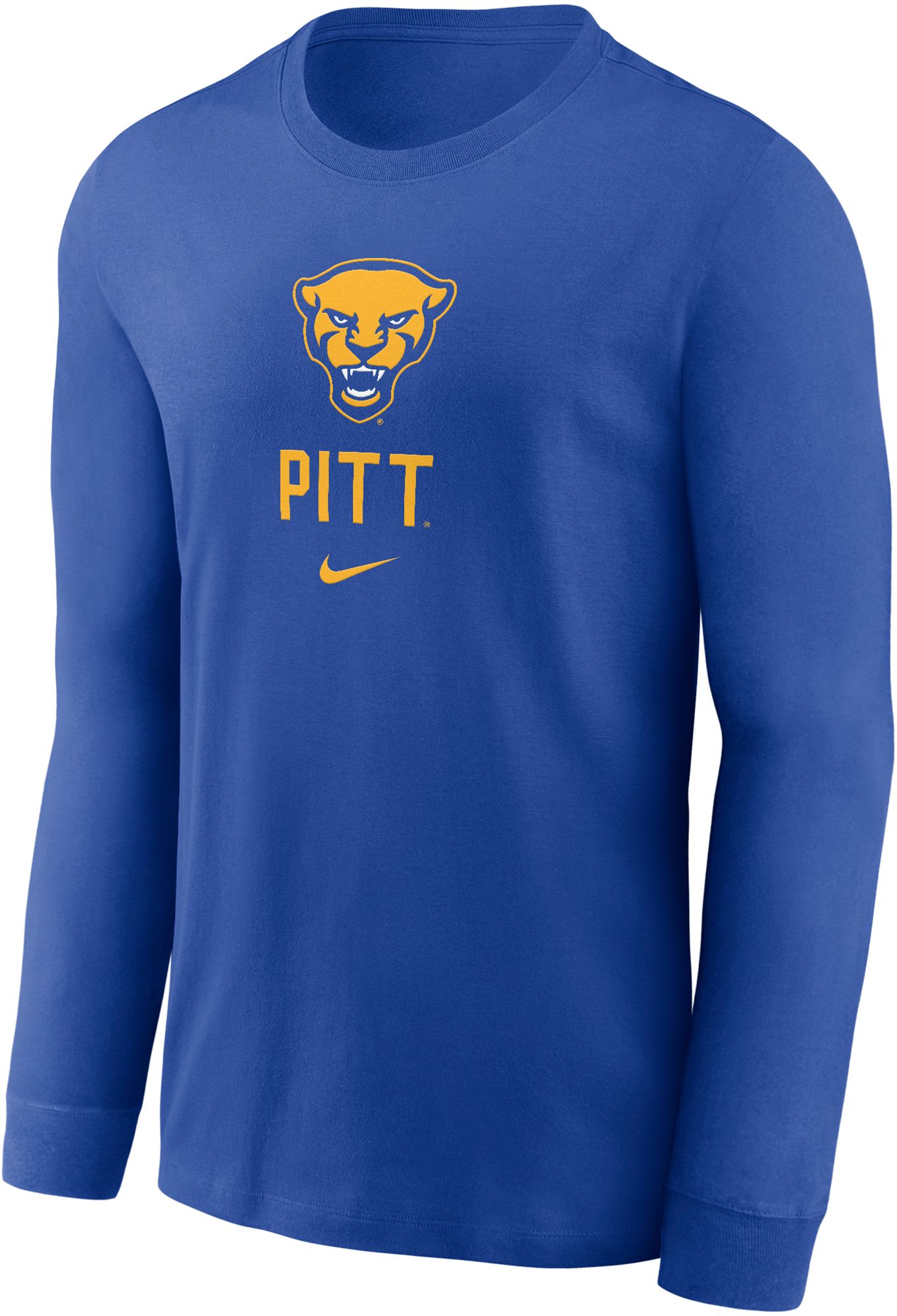 Nike Men's Pitt Panthers Blue Dri-FIT Legend Name Drop Long Sleeve T-Shirt