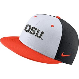 Nike Men's Oregon State Beavers White Dri-FIT Aero True Baseball Fitted Hat