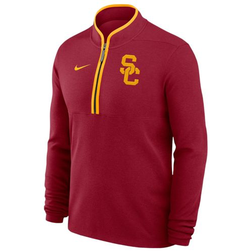 Champion Women's USC Trojans Grey 1/4 Zip Pullover Shirt Dick's