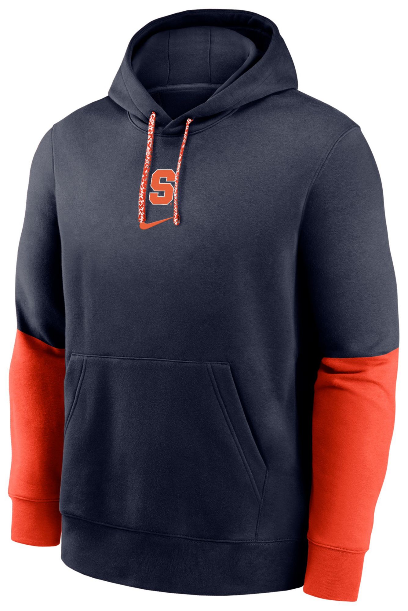 Nike Men's Syracuse Orange Blue Team Issue Club Fleece Hoodie