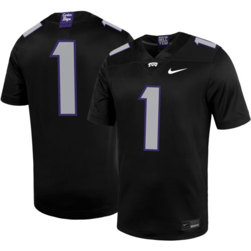 Nike Youth TCU Horned Frogs #1 Purple Replica Football Jersey