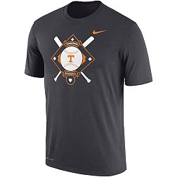 Nike Men's Tennessee Volunteers Grey Dri-FIT Baseball Plate T-Shirt