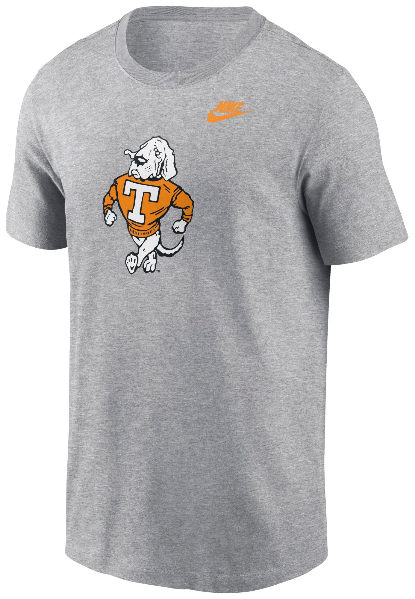 Nike Men's Tennessee Volunteers Grey Mascot Logo T-Shirt
