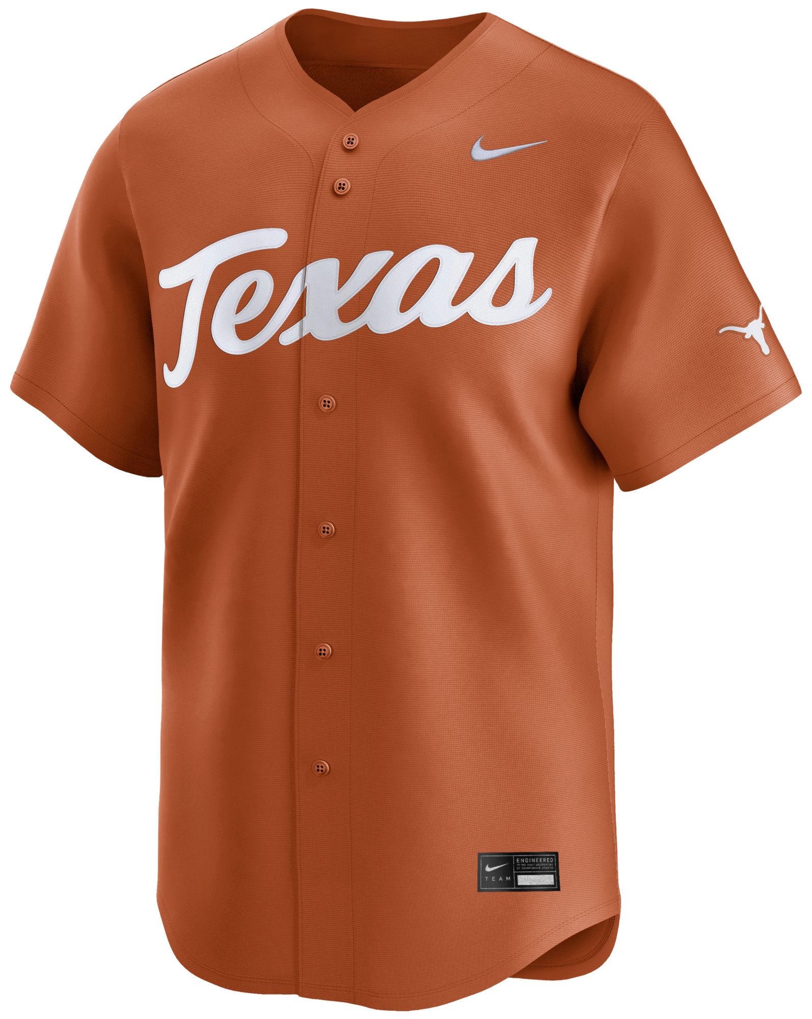 NCAA Men's Texas Longhorns Desert Orange Baseball Replica Jersey