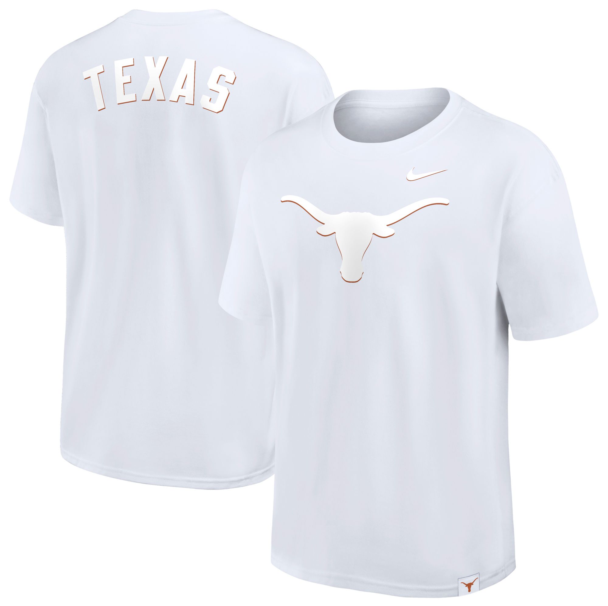 Nike Men's Texas Longhorns White Max90 Stat T-Shirt