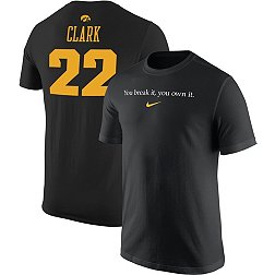 Nike Adult Iowa Hawkeyes Black Caitlin Clark Scoring Record T-Shirt