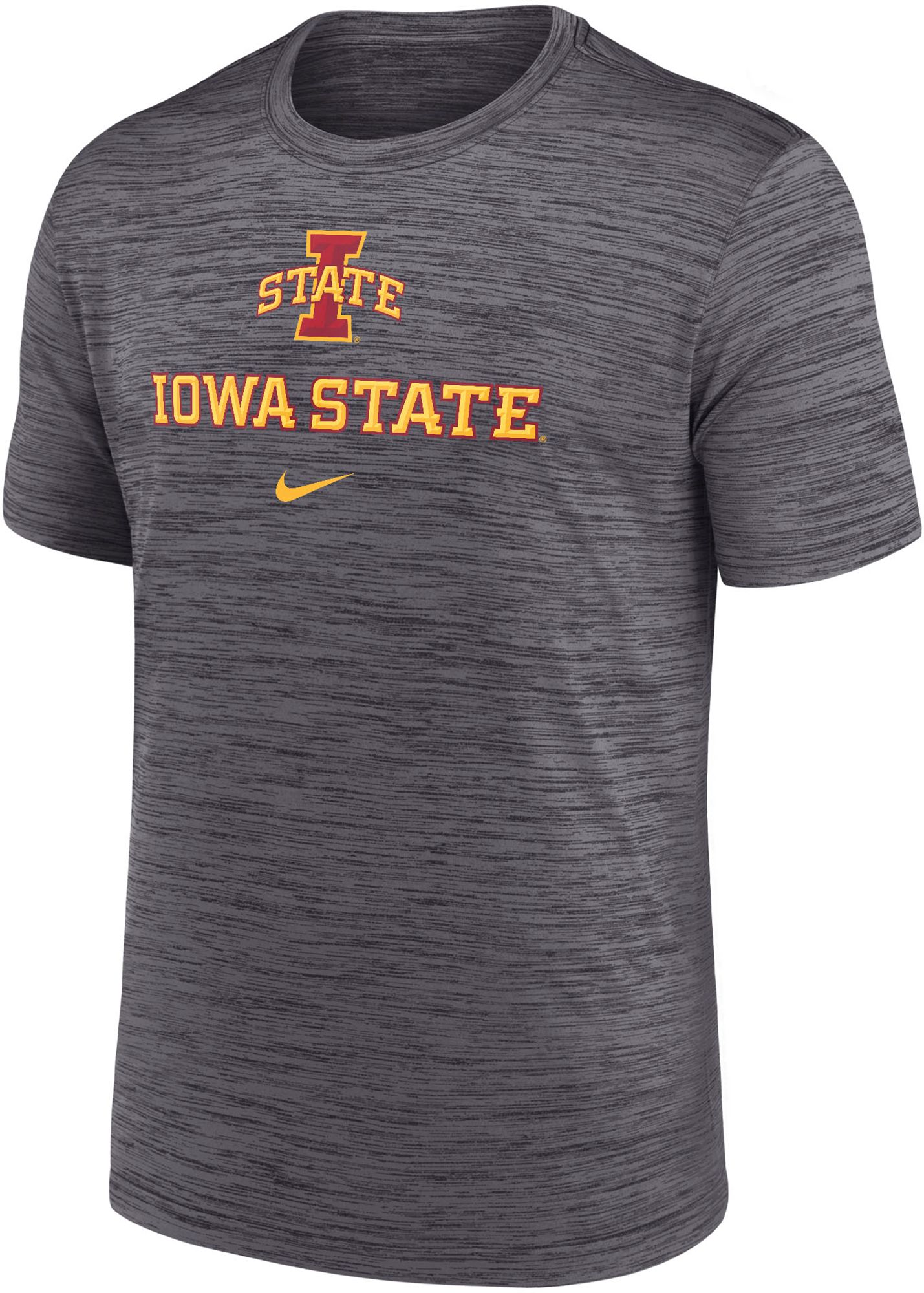 Nike Men's Iowa State Cyclones Grey Dri-FIT Velocity Legend T-Shirt