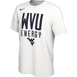 Nike Men's West Virginia Mountaineers White Dri-FIT 'Energy' Bench T-Shirt