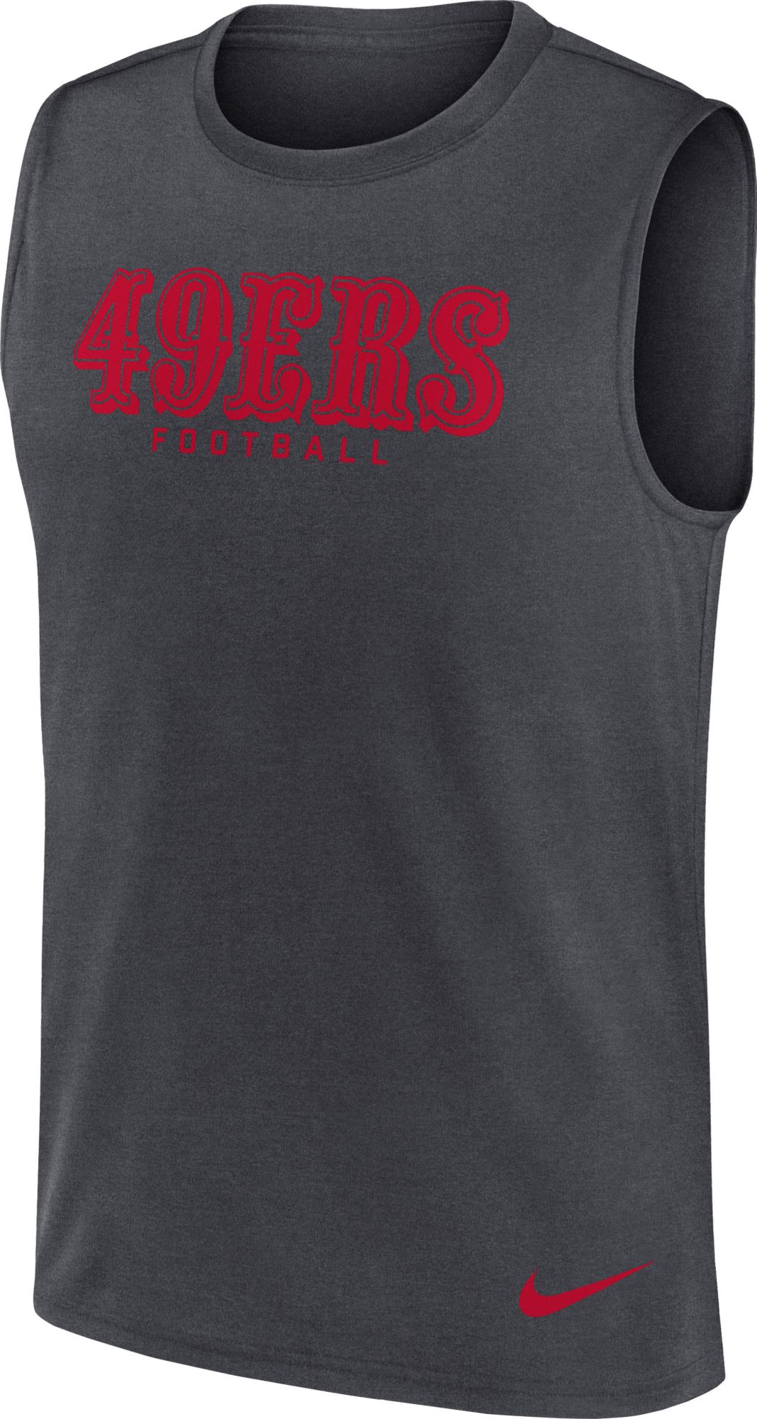 Nike Men's San Francisco 49ers Anthracite Muscle Tank Top