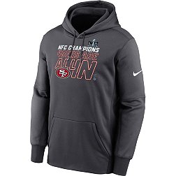Nike Adult 2024 NFC Conference Champions San Francisco 49ers Locker Room Therma-FIT Hoodie