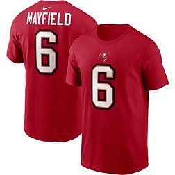 Nike Men's Tampa Bay Buccaneers Baker Mayfield #6 Red T-Shirt