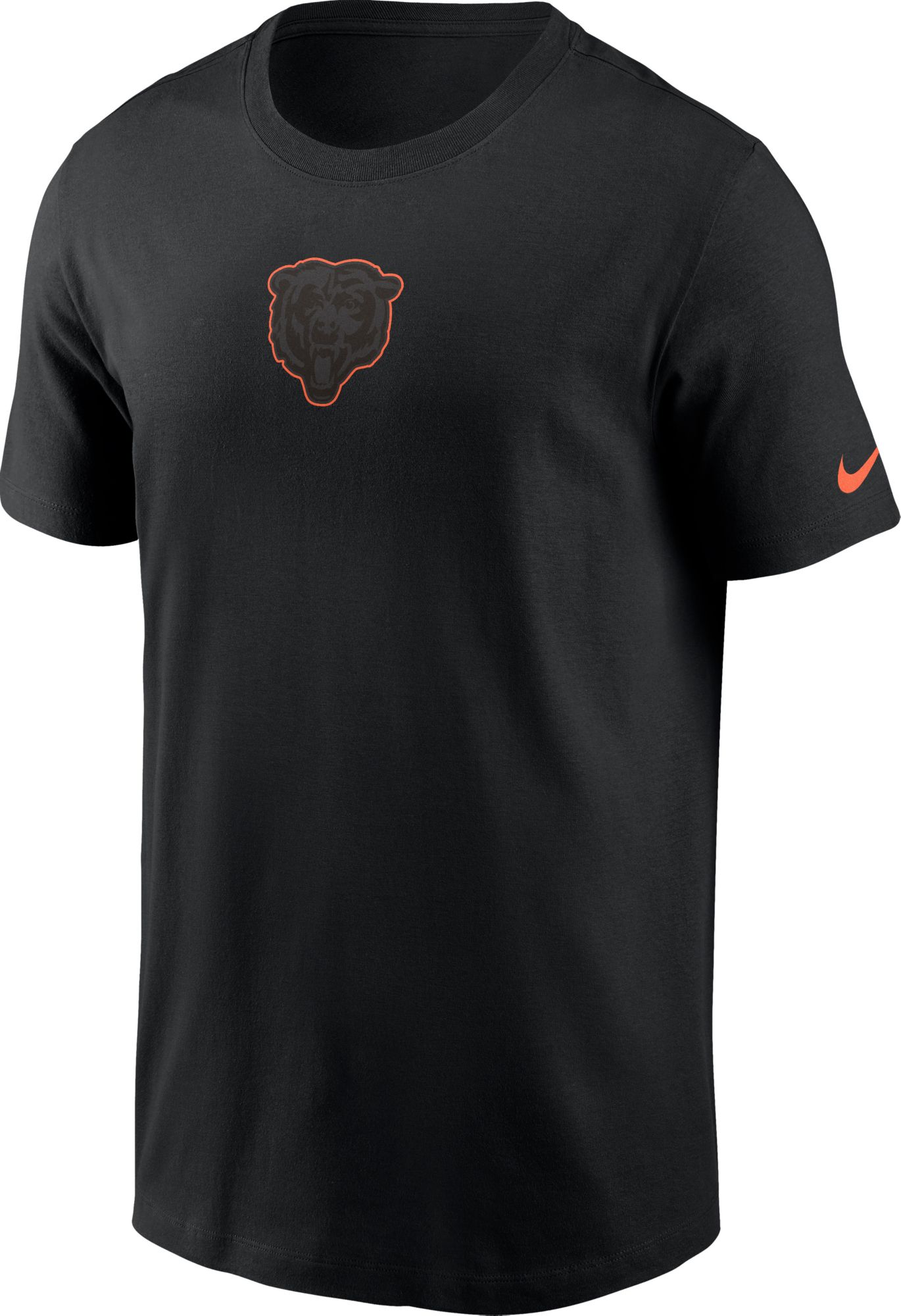 Nike Men's Chicago Bears Color Pop Black Short Sleeve T-Shirt