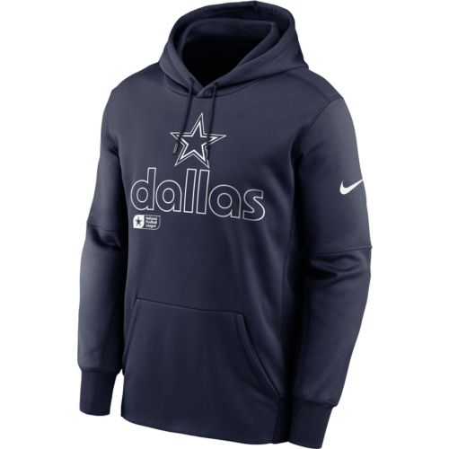 Nike Men's Dallas Cowboys Anthracite Rewind Club Fleece Full-Zip