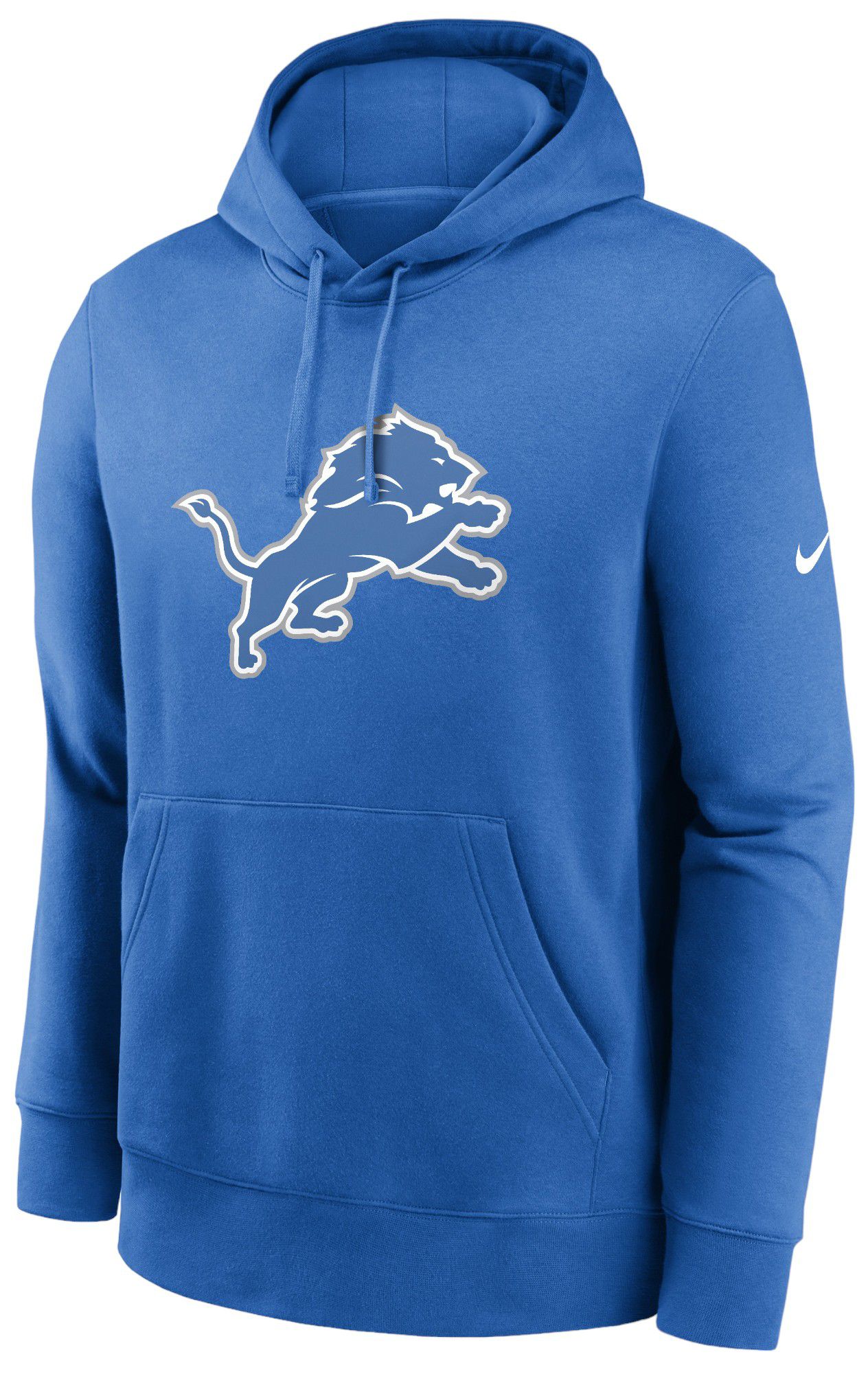 Nike Men's Detroit Lions Club Blue Spark Pullover Hoodie