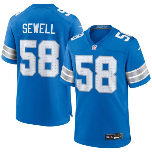 Nike Men's Detroit Lions Aidan Hutchinson #97 Blue Game