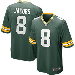 Nike Men's Green Bay Packers Josh Jacobs #8 Green Game Jersey