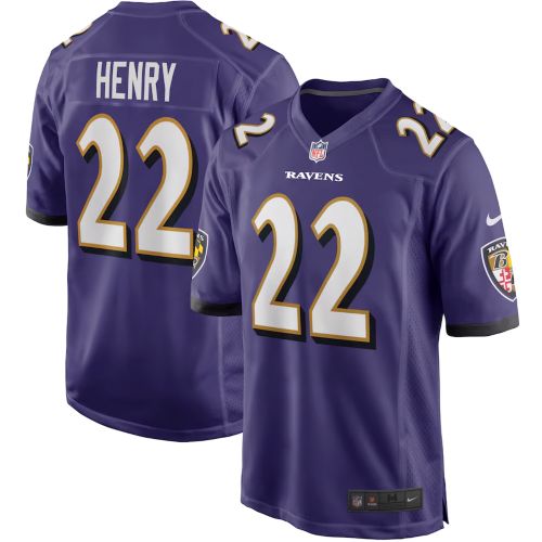 Nike Men's Baltimore Ravens Derrick Henry #22 Alternate Purple