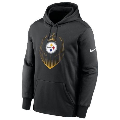 Nike Men's Pittsburgh Steelers Black Sleeveless Hoodie