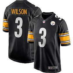 Nike Men's Pittsburgh Steelers Russell Wilson #3 Black Game Jersey