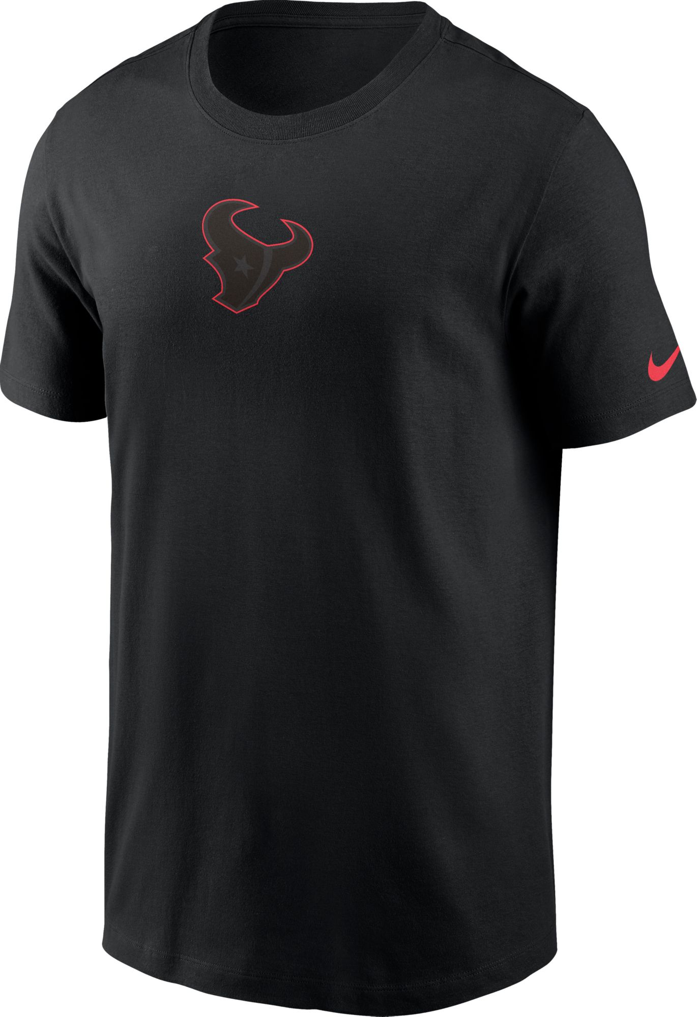 Nike Men's Houston Texans Color Pop Black Short Sleeve T-Shirt