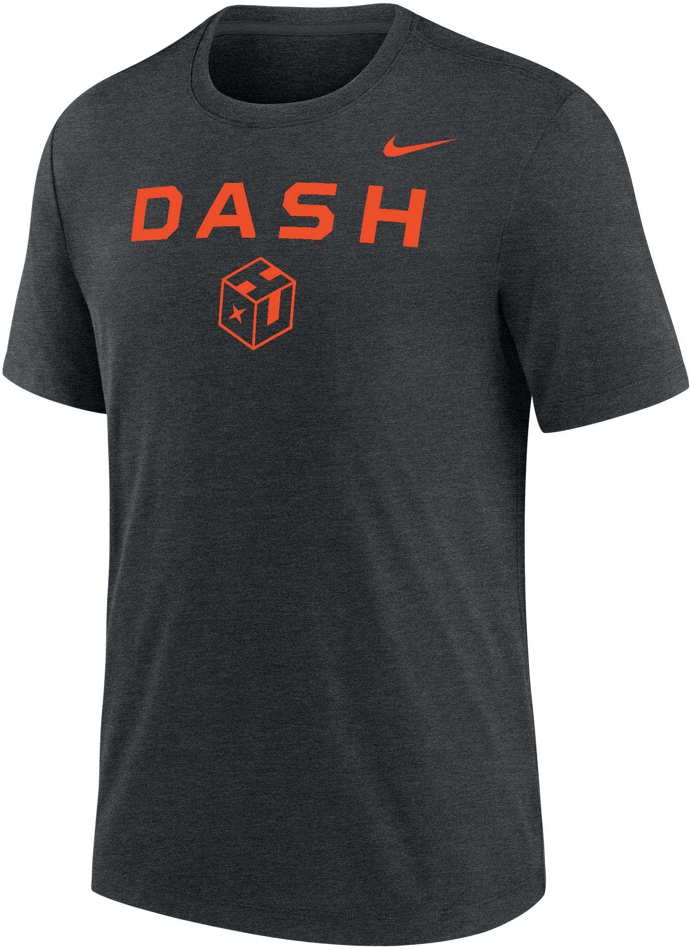 Nike Adult Houston Dash Wordmark Black Tri-BlendT-Shirt