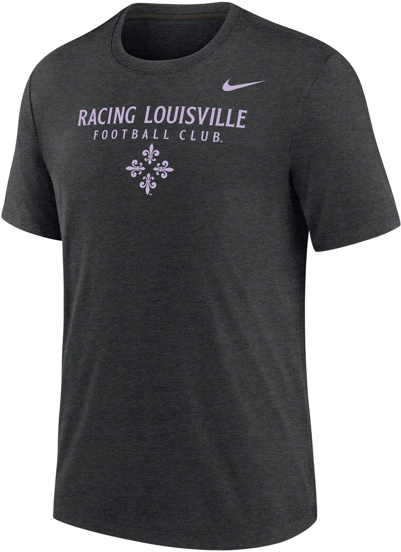 Nike Adult Racing Louisville FC Wordmark Black Tri-BlendT-Shirt